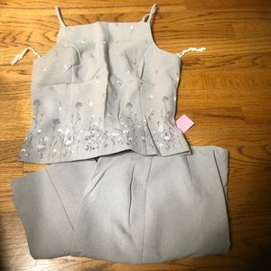 Vintage City Triangles Junior Pantsuit - size 9